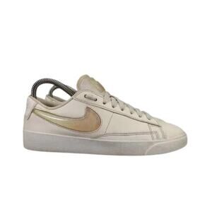 Nike Shoes Women 6 Sneaker Blazer Low Jelly Jewel Cream Leather Lifestyle Casual